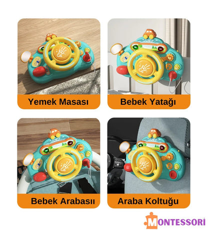 Montessori Eğitici Direksiyon Bebek Oyuncak Öğrenme Seti - MAKKA