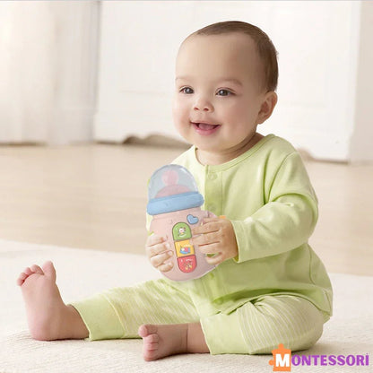 Montessori Eğitici Renkli Keşif Biberon Seti - Bebek Gelişim Oyuncağı - MAKKA
