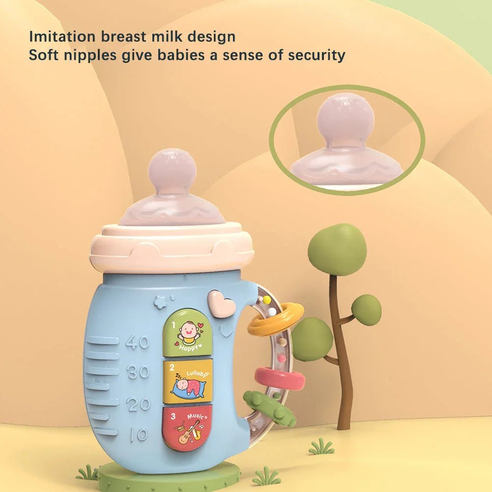 Montessori Eğitici Renkli Keşif Biberon Seti - Bebek Gelişim Oyuncağı - MAKKA