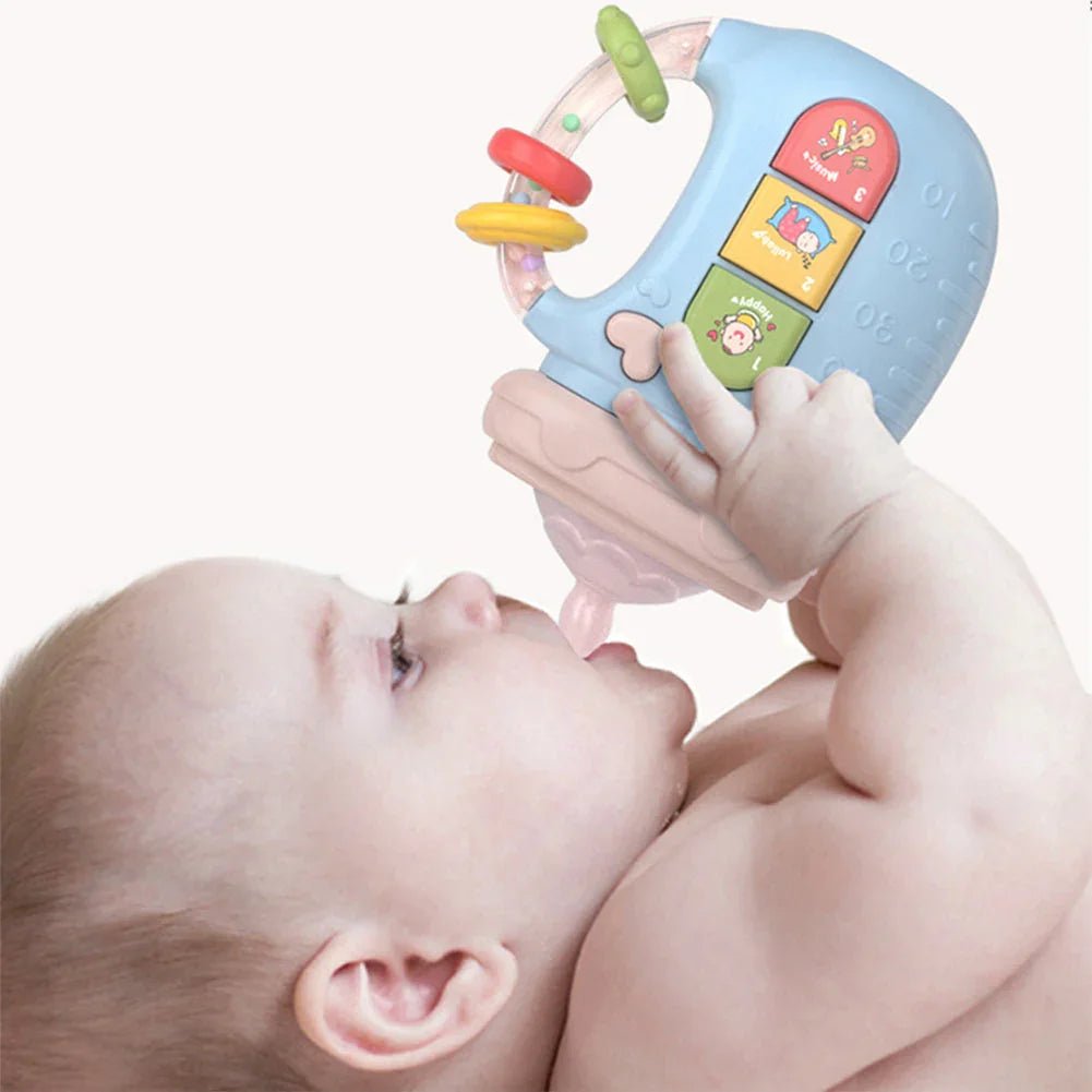 Montessori Eğitici Renkli Keşif Biberon Seti - Bebek Gelişim Oyuncağı - MAKKA