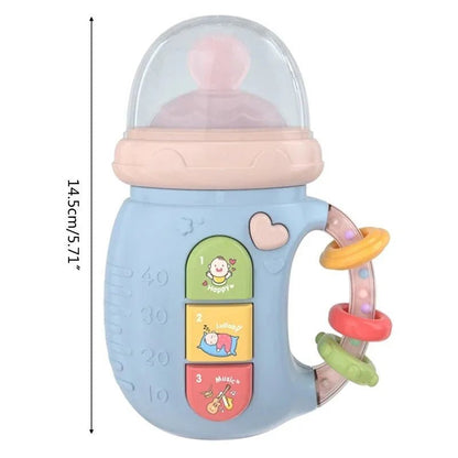 Montessori Eğitici Renkli Keşif Biberon Seti - Bebek Gelişim Oyuncağı - MAKKA