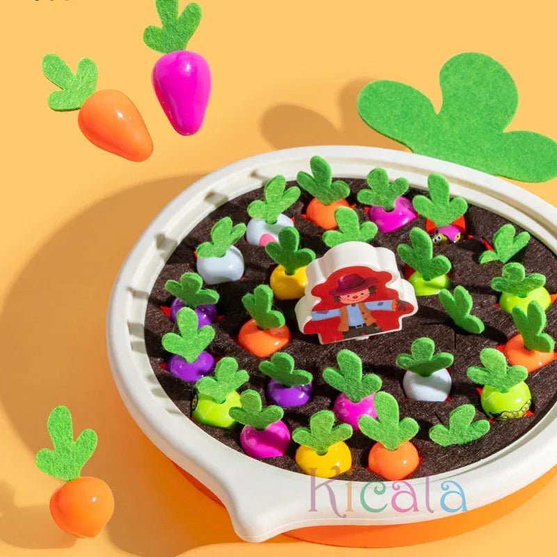 Montessori Havuç Çekme Oyuncağı Çocuklar İçin Motor Beceri - MAKKA