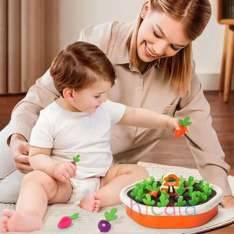 Montessori Havuç Çekme Oyuncağı Çocuklar İçin Motor Beceri - MAKKA