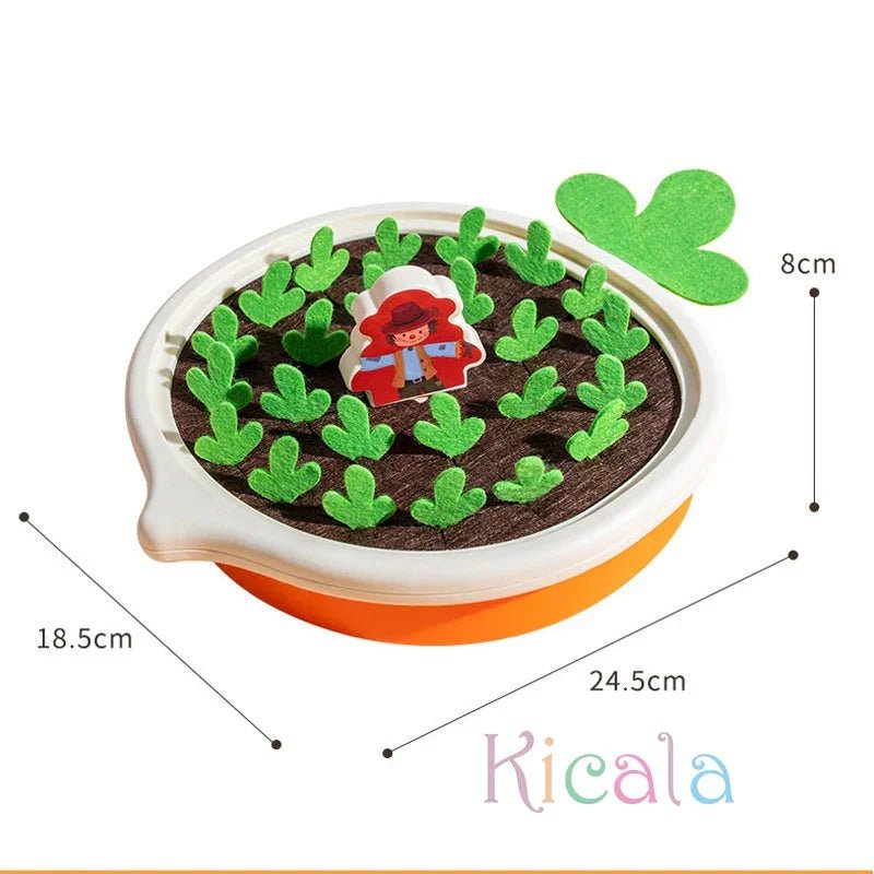 Montessori Havuç Çekme Oyuncağı Çocuklar İçin Motor Beceri - MAKKA