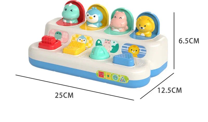 Montessori Hayvan Saklambaç Eğitici Motor Oyuncak Seti - MAKKA