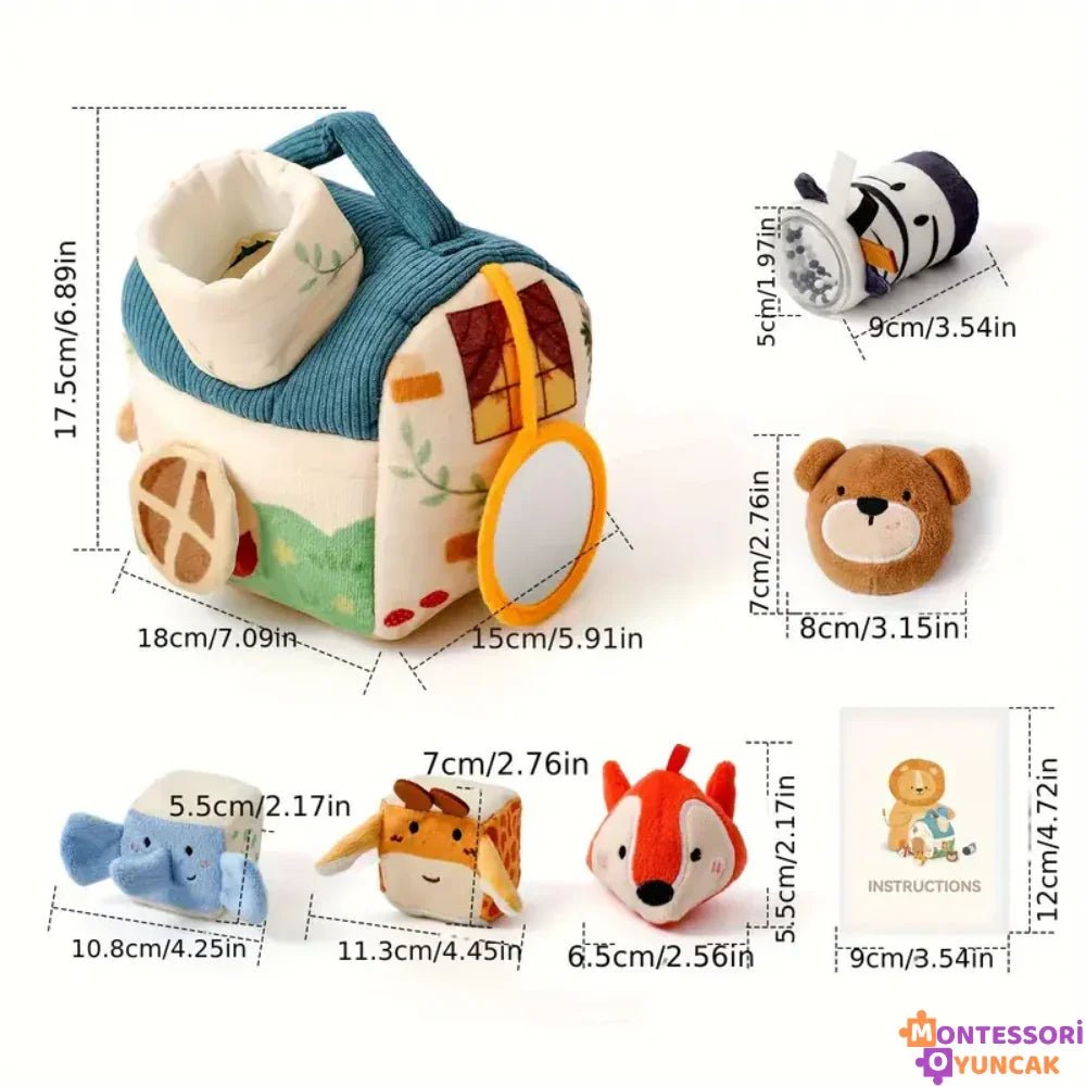 Montessori İlk Hayvanat Bahçem Eğitici 3Yaş+ Oyun Seti - MAKKA