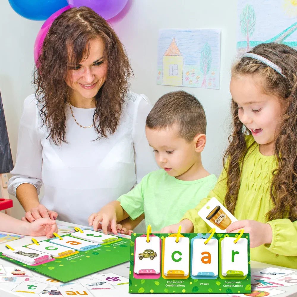 Montessori İngilizce Kelime Öğrenme Seti 500 Kart Renkli Aktiviteler - MAKKA