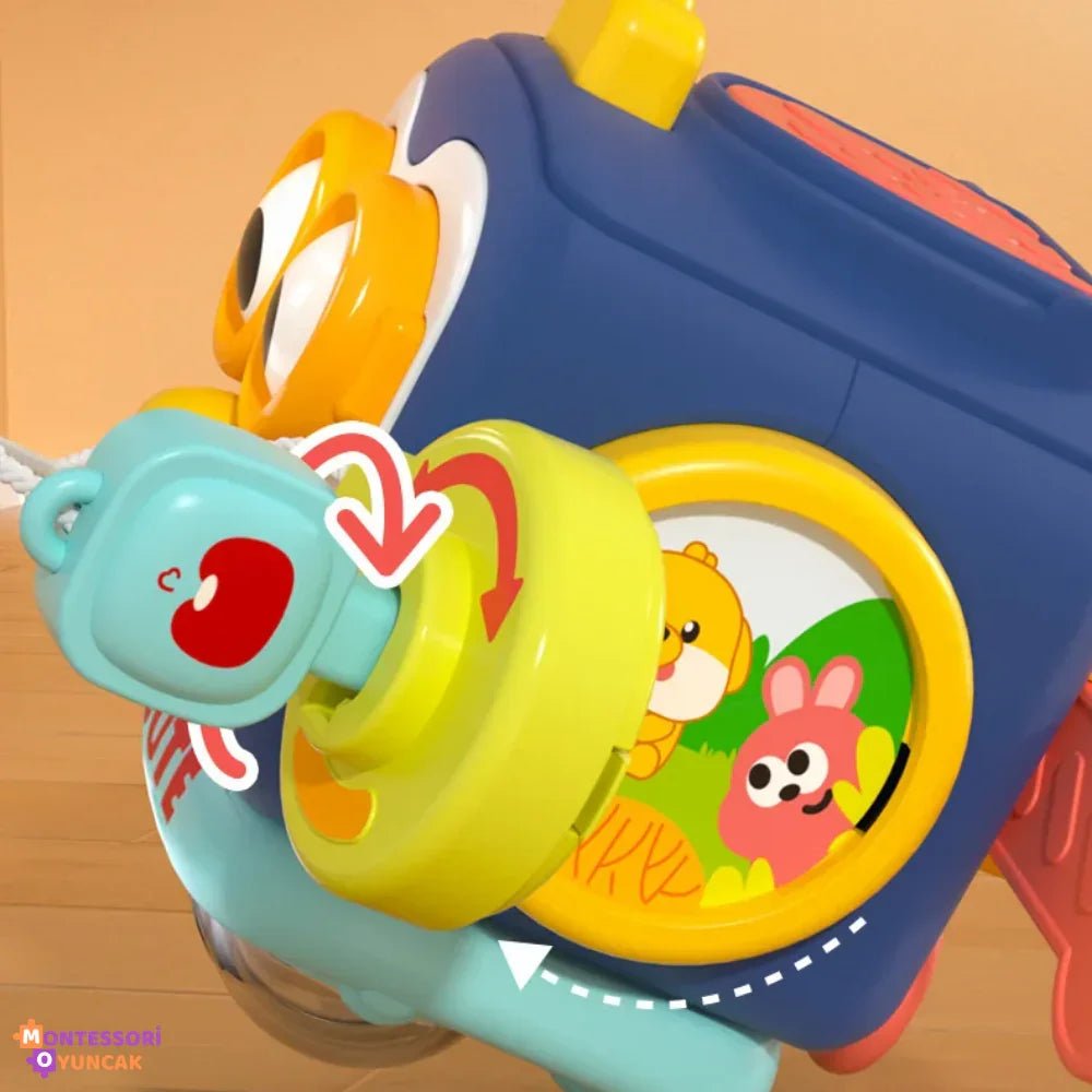 Montessori Penguen Aktivite Oyuncağı - 6 Fonksiyonlu Eğitici Oyuncak - MAKKA