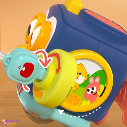 Montessori Penguen Aktivite Oyuncağı - 6 Fonksiyonlu Eğitici Oyuncak - MAKKA