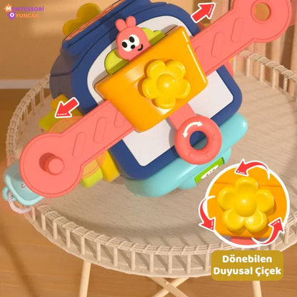 Montessori Penguen Aktivite Oyuncağı - 6 Fonksiyonlu Eğitici Oyuncak - MAKKA