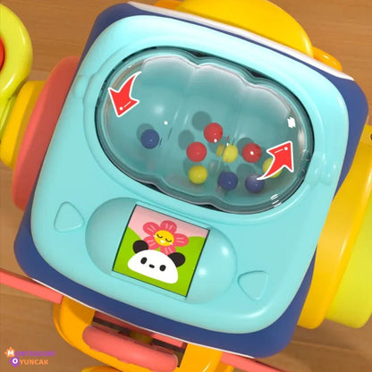 Montessori Penguen Aktivite Oyuncağı - 6 Fonksiyonlu Eğitici Oyuncak - MAKKA