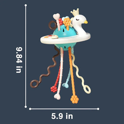Montessori Prenses Kuğu Çekme Oyuncak Eğitici Sevimli - MAKKA