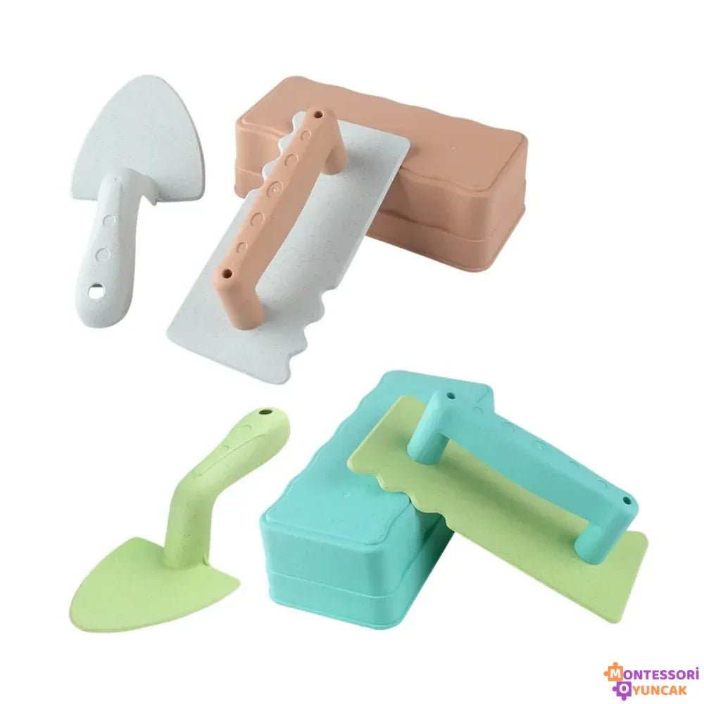 Montessori Renkli Tuğla Yapım Seti - 120 Parça Eğitici Yapı Oyuncağı - MAKKA