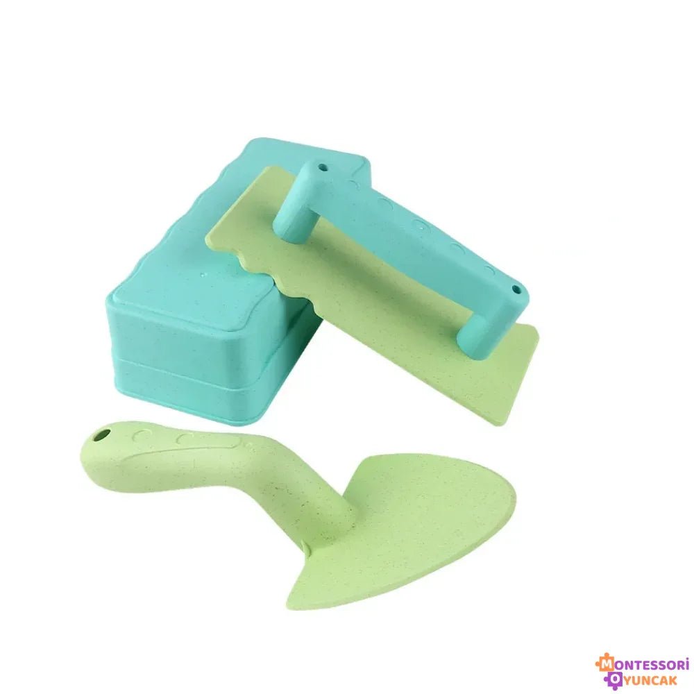 Montessori Renkli Tuğla Yapım Seti - 120 Parça Eğitici Yapı Oyuncağı - MAKKA