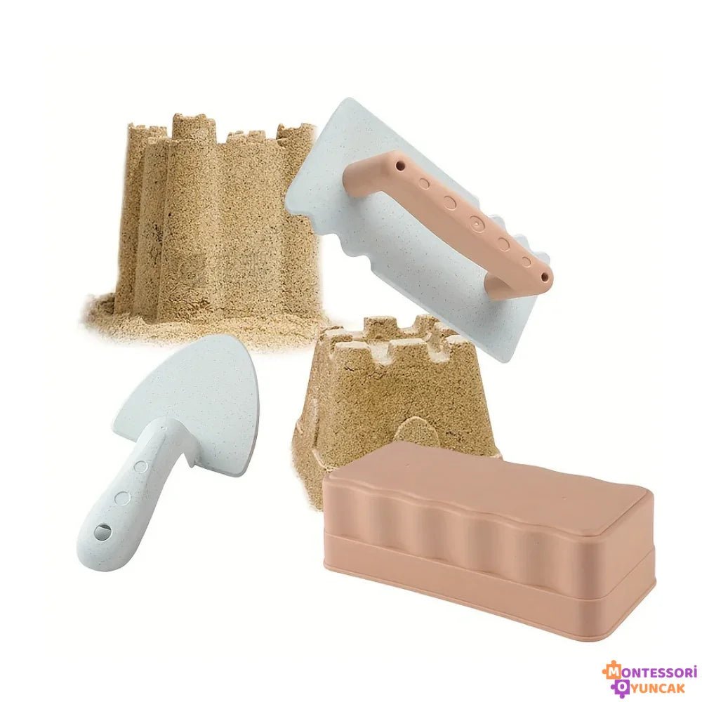 Montessori Renkli Tuğla Yapım Seti - 120 Parça Eğitici Yapı Oyuncağı - MAKKA