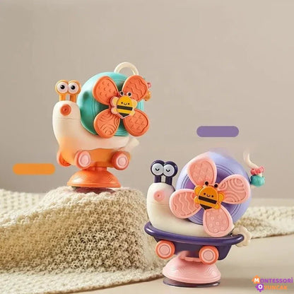 Montessori Sevimli Salyangoz Duyu Oyunu Eğitici Bebek Oyuncağı - MAKKA