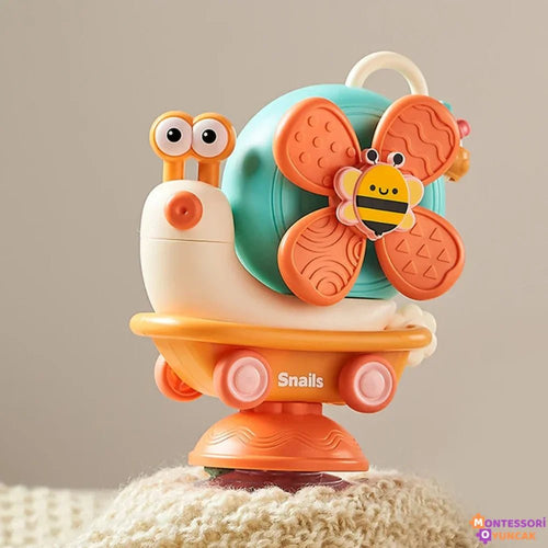 Montessori Sevimli Salyangoz Duyu Oyunu Eğitici Bebek Oyuncağı - MAKKA