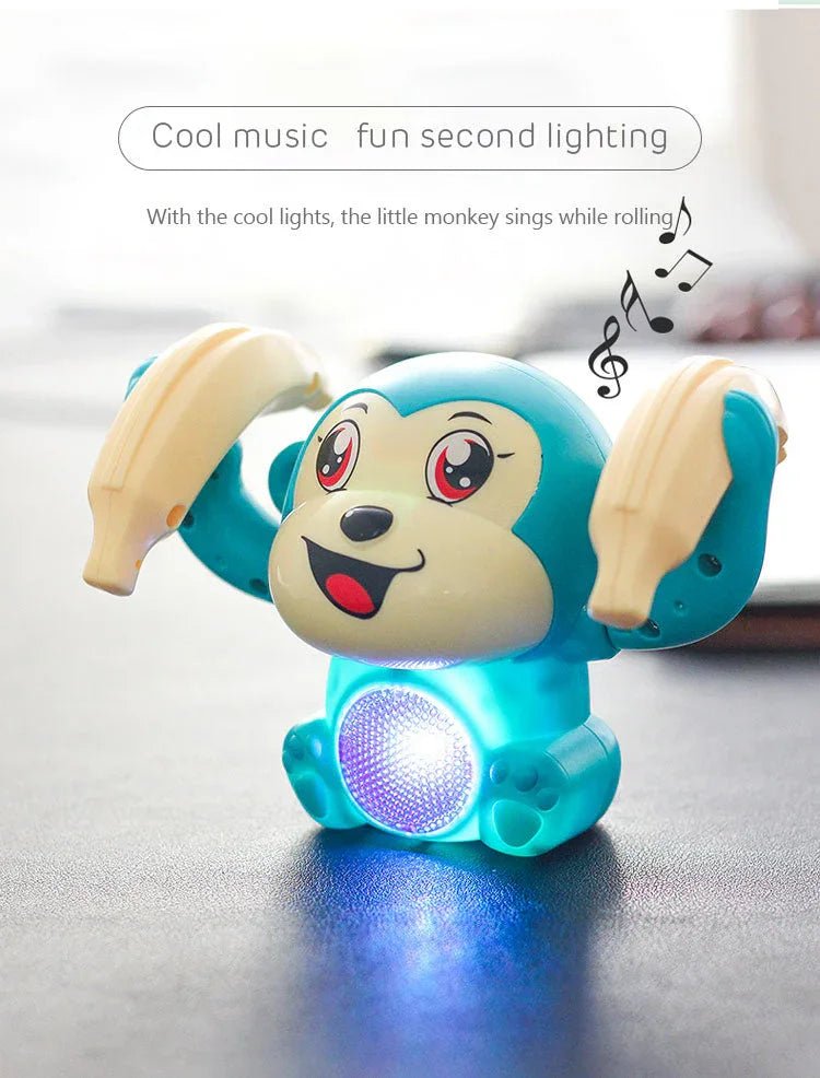 Montessori Sevimli Yürüyen Maymun Oyuncak Renkli Güvenli Bebek Destekli - MAKKA