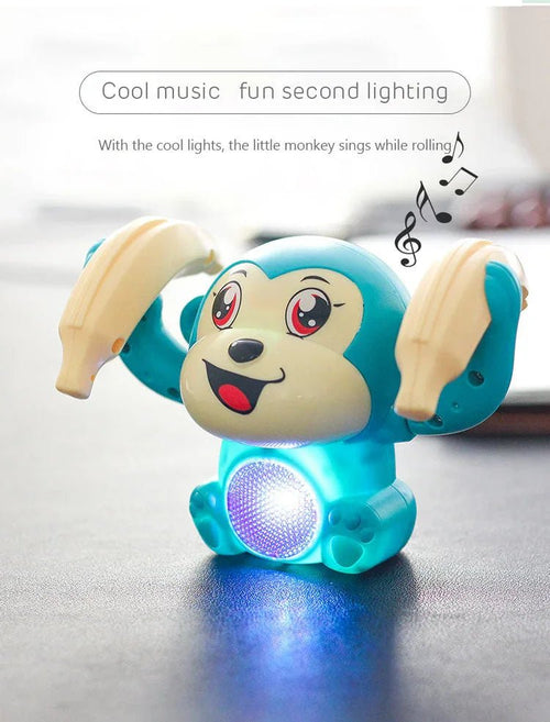 Montessori Sevimli Yürüyen Maymun Oyuncak Renkli Güvenli Bebek Destekli - MAKKA