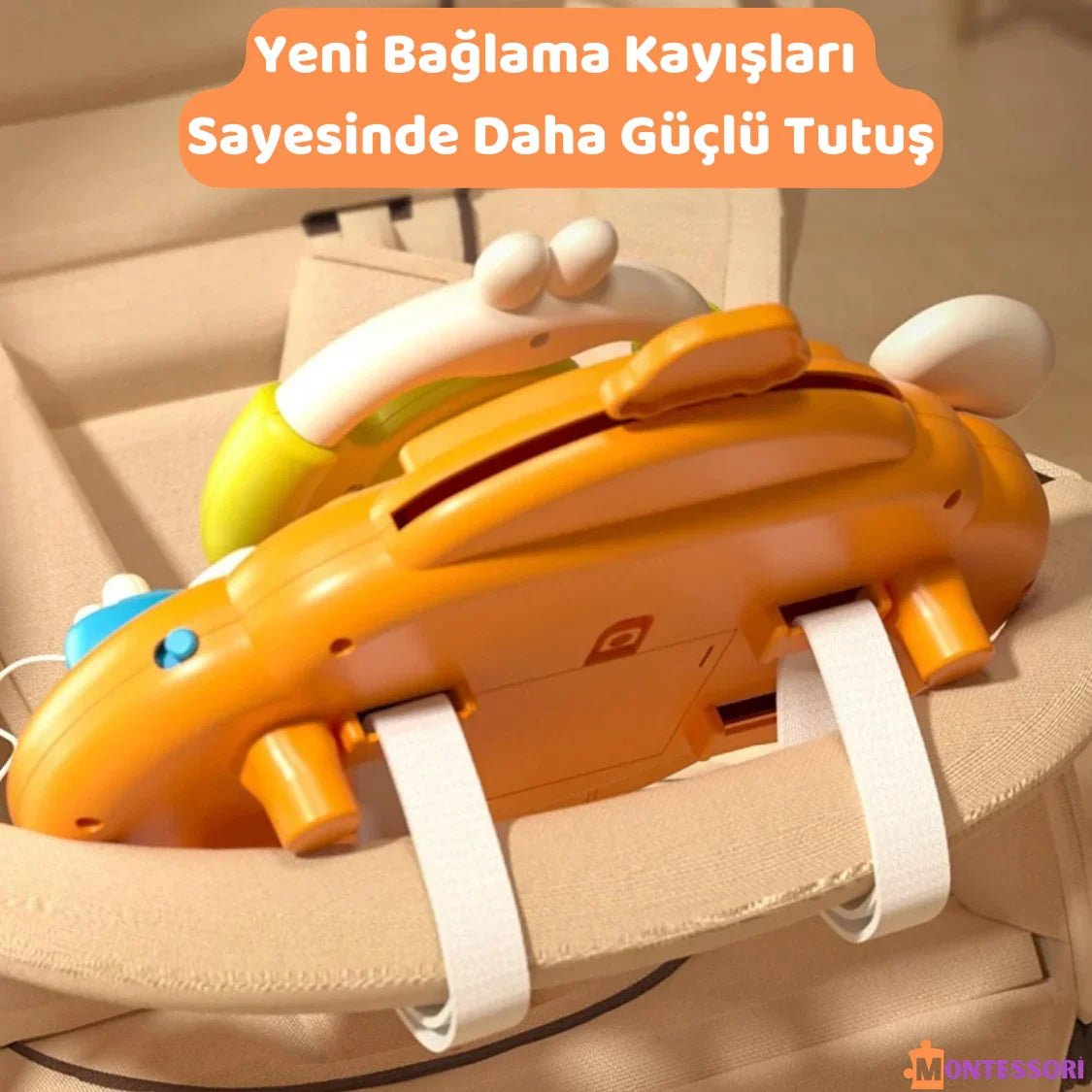 Montessori Tavşan Eğitici Direksiyon Oyuncak Çocuklar İçin Motor Beceri Gelişimi - MAKKA