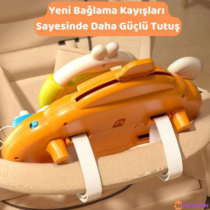 Montessori Tavşan Eğitici Direksiyon Oyuncak Çocuklar İçin Motor Beceri Gelişimi - MAKKA