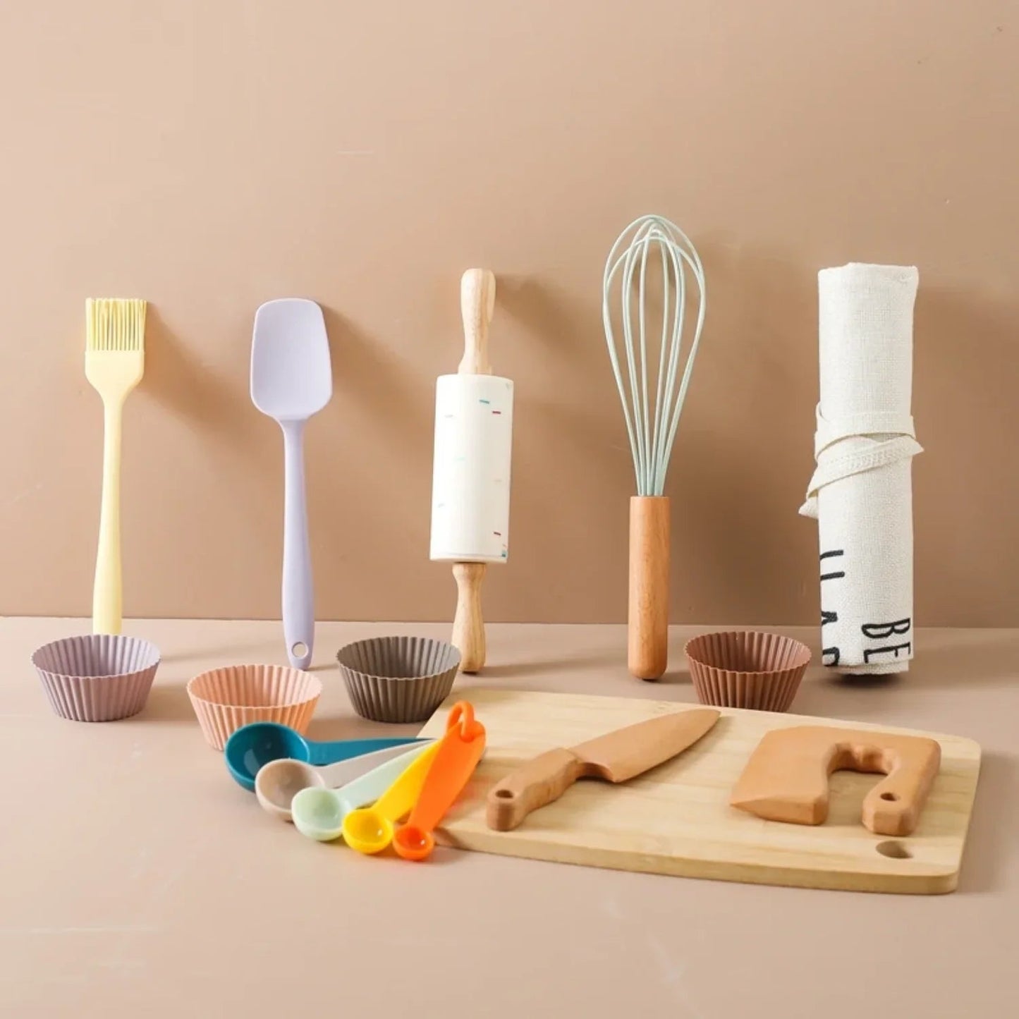 Montessori Tavşan Temalı Ahşap Mutfak Seti Çocuk Eğitici Oyuncak - MAKKA