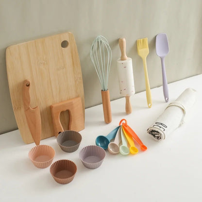 Montessori Tavşan Temalı Ahşap Mutfak Seti Çocuk Eğitici Oyuncak - MAKKA