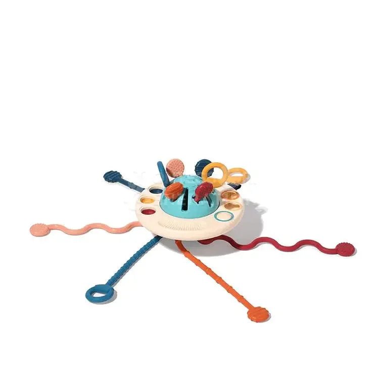 Montessori Yumuşak Silikon Çekme Oyuncak - Duyu ve Motor Gelişim - MAKKA