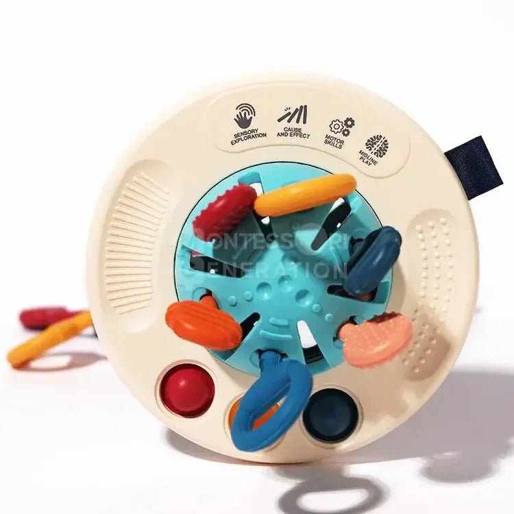 Montessori Yumuşak Silikon Çekme Oyuncak - Duyu ve Motor Gelişim - MAKKA