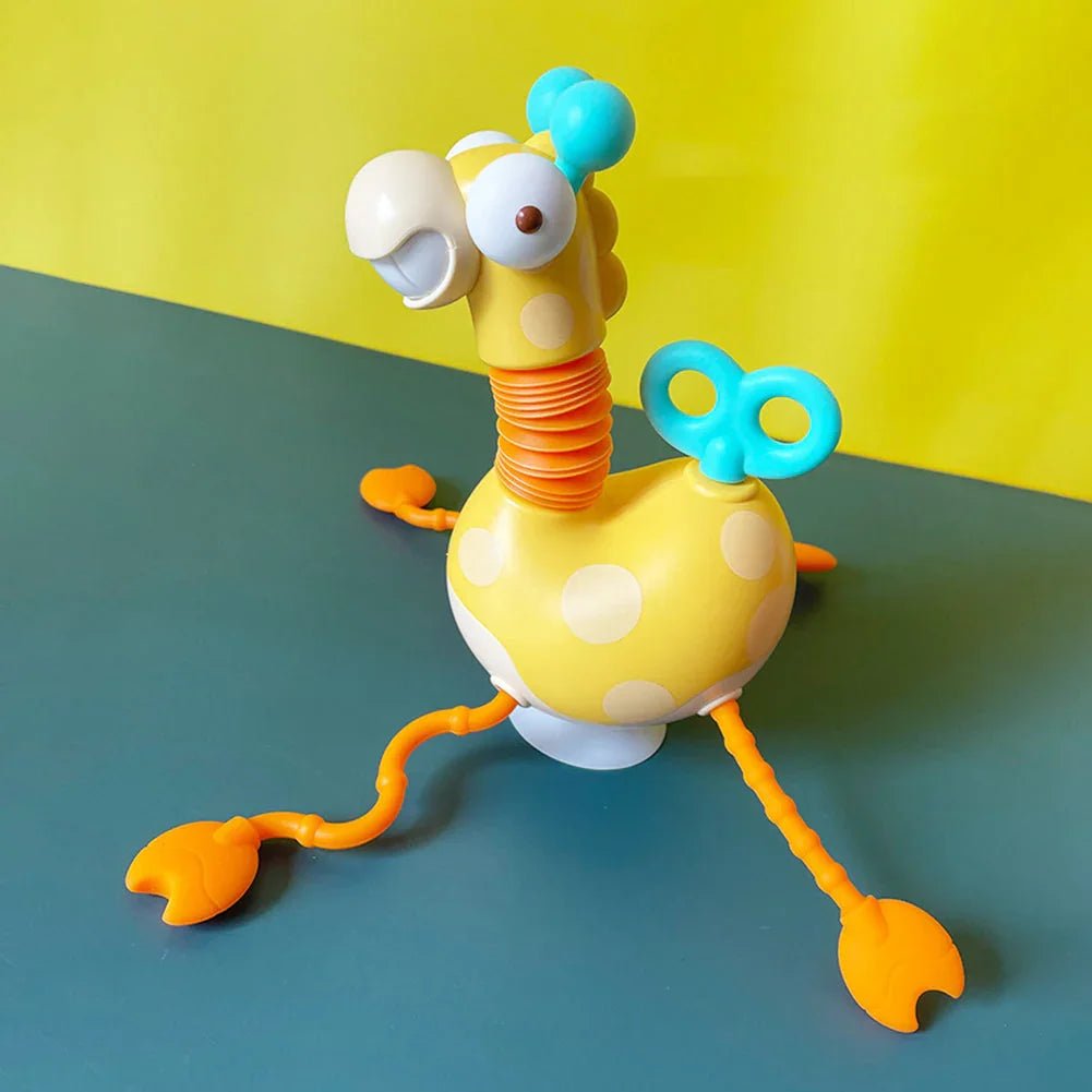 Montessori Zürafa Çekme Oyuncak Eğitici Yürüme Destekli - MAKKA