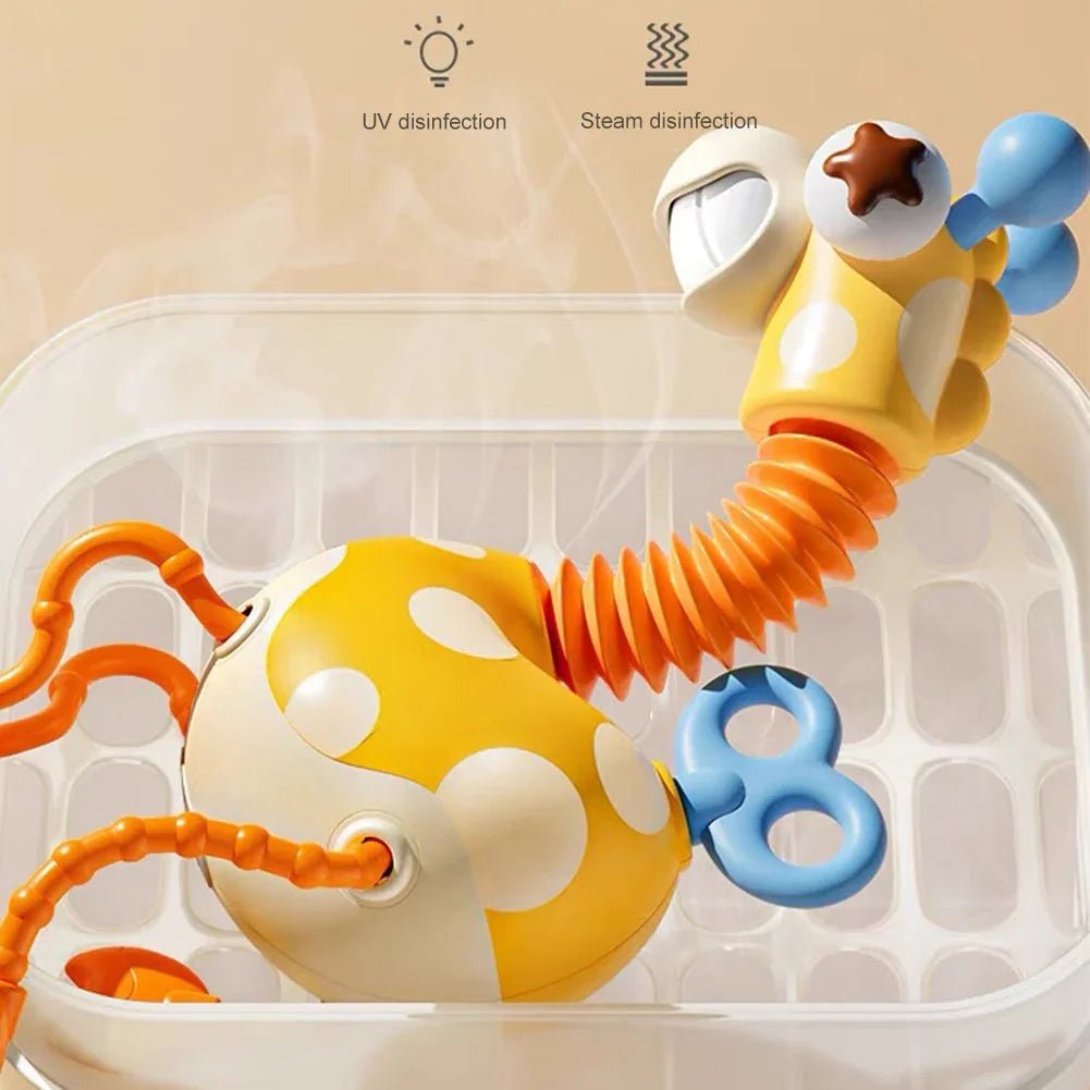 Montessori Zürafa Çekme Oyuncak Eğitici Yürüme Destekli - MAKKA