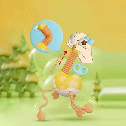 Montessori Zürafa Çekme Oyuncak Eğitici Yürüme Destekli - MAKKA