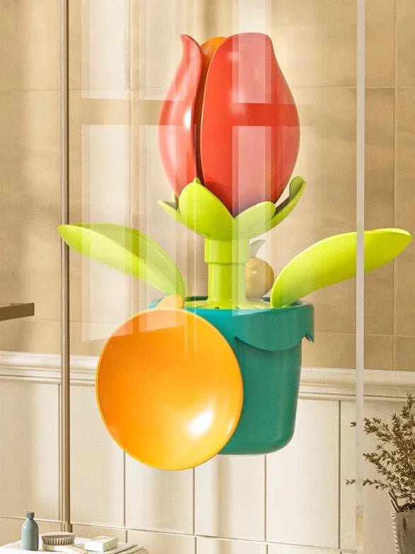 Neşeli Çiçek Banyo Oyuncağı - Dönen Karakterli Su Aktivitesi - MAKKA