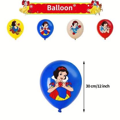 Pamuk Prenses 30 Parça Pembe Altın Doğum Günü Parti Seti - MAKKA