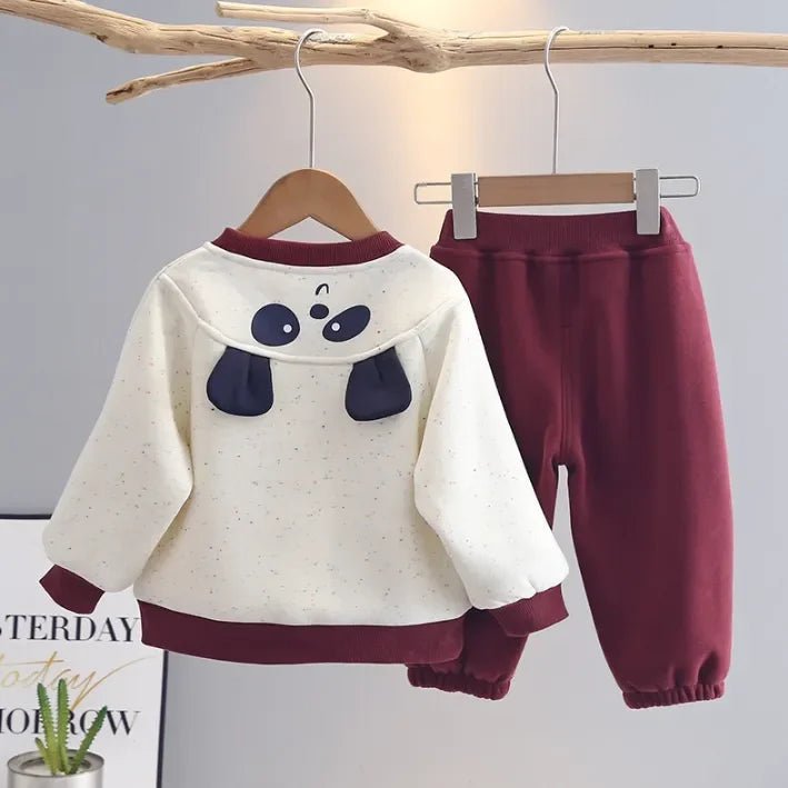 Panda Nakışlı 2'li Çocuk Eşofman Takımı 1 - 5 Yaş - MAKKA