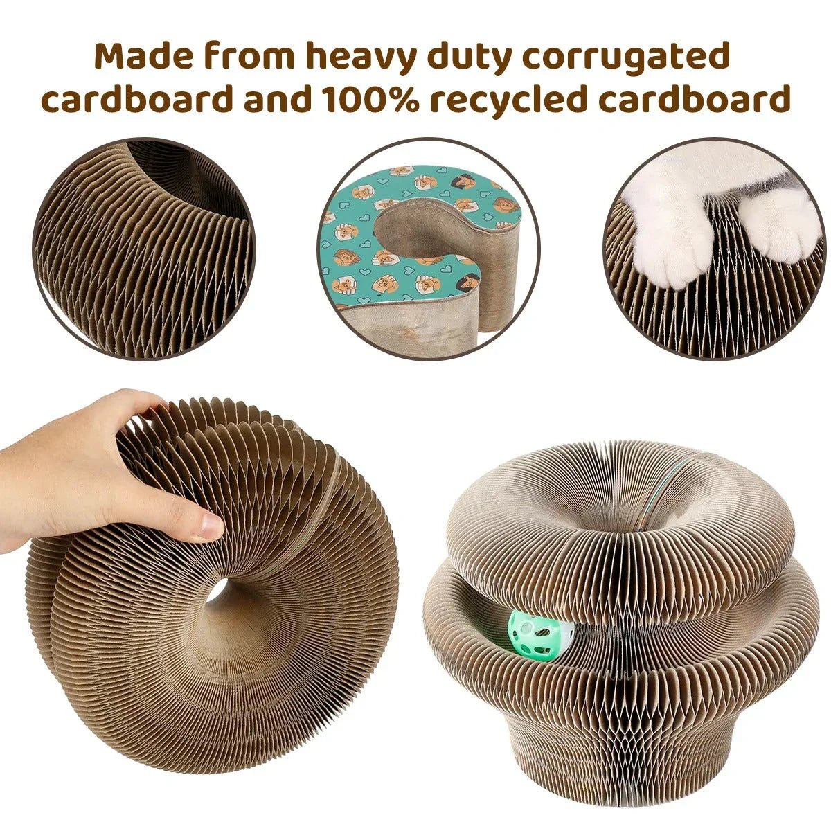 Paw Star Çok Fonksiyonlu Kedi Tırmalama Oyuncağı - MAKKA