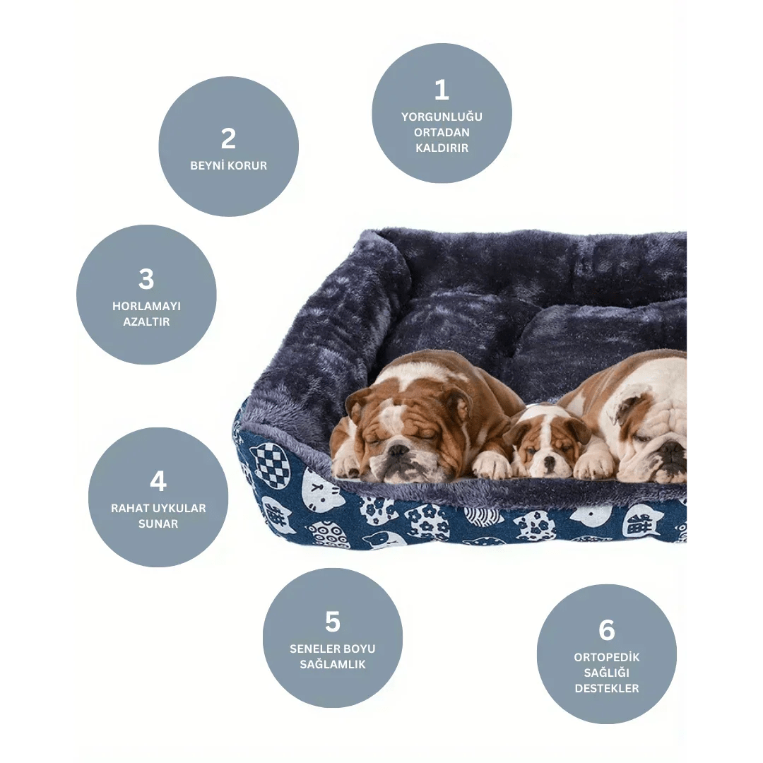 Paw Star Ekstra Yumuşak Kedi Köpek Yatağı - MAKKA