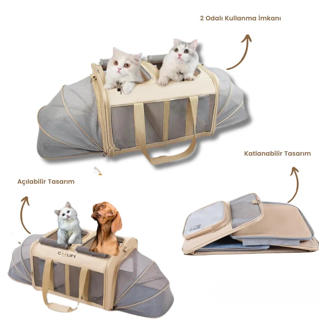 Paw Star Katlanabilir Evcil Hayvan Seyahat Çantası - MAKKA