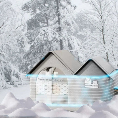 Paw Star Klimalı Soğutuculu Kedi Evi - MAKKA