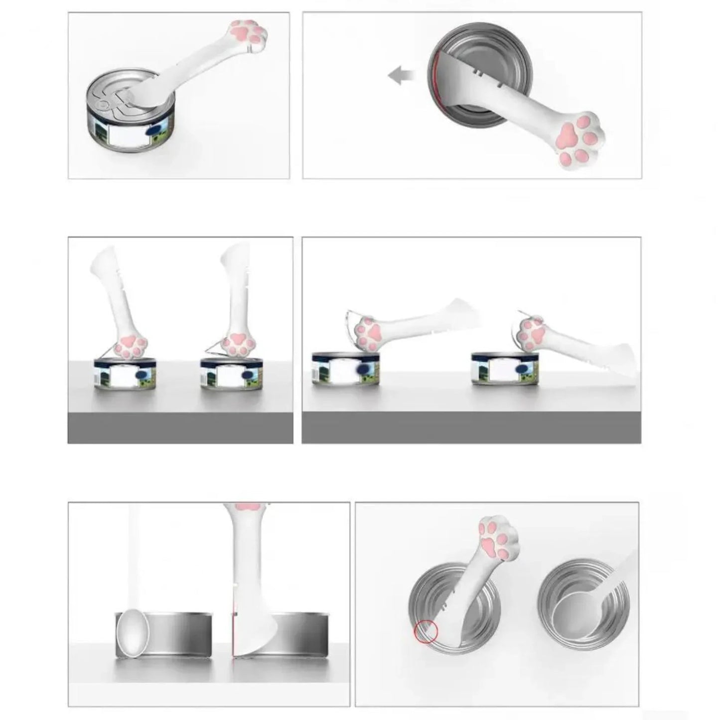 Paw Star Konserve Açacağı & Vakumlu Koruyucu Kapak Seti - MAKKA