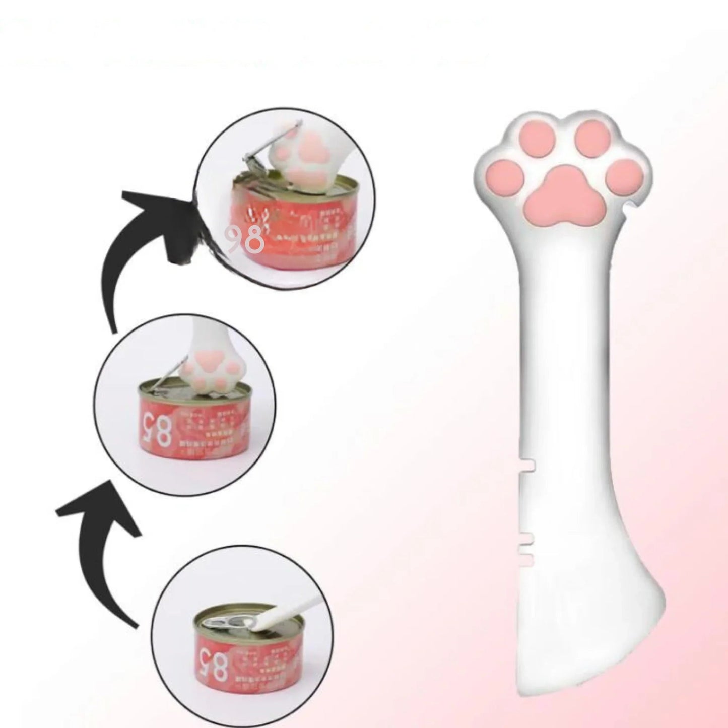 Paw Star Konserve Açacağı & Vakumlu Koruyucu Kapak Seti - MAKKA