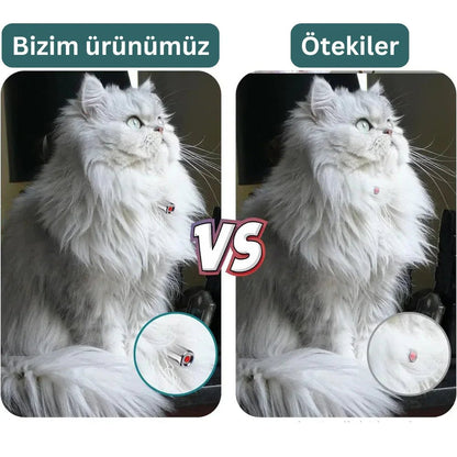 Paw Star LED Işıklı Otomatik Kedi Oyuncağı, Lazer Işık Başlığı - MAKKA
