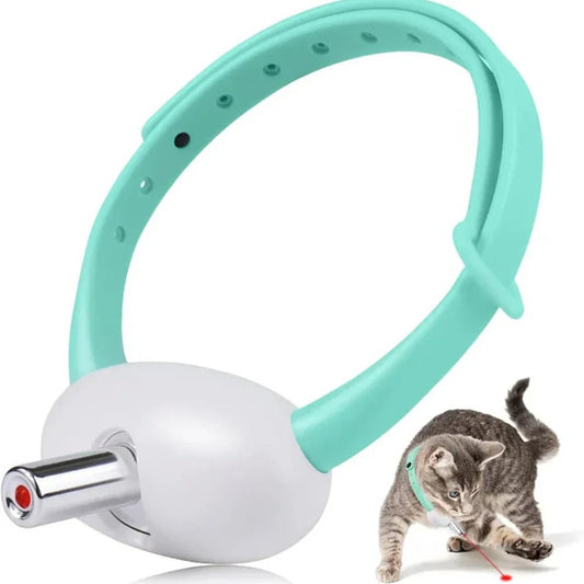Paw Star LED Işıklı Otomatik Kedi Oyuncağı, Lazer Işık Başlığı - MAKKA
