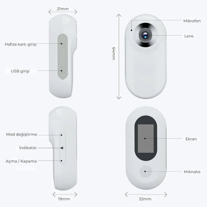 Paw Star Premium Edition Kedi Köpek Tasma Kamerası - MAKKA