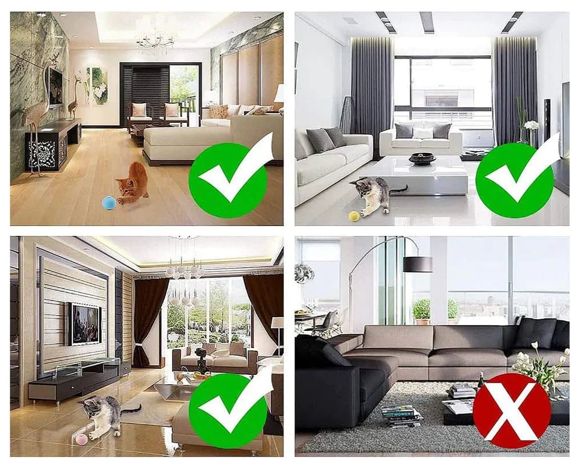 Paw Star Sesli Top Kedi Oyuncağı - MAKKA