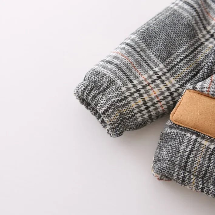 Peluş Astarlı Kapüşonlu Ayıcık Cepli Çocuk Ceket 1 - 5 Yaş - MAKKA