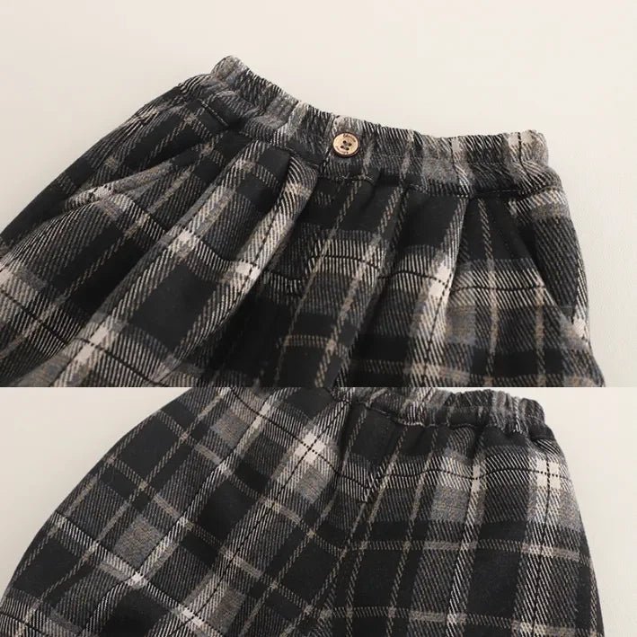 Peluş Atkılı 3 Parça Tavşan Cepli Kız Çocuk Takımı - MAKKA