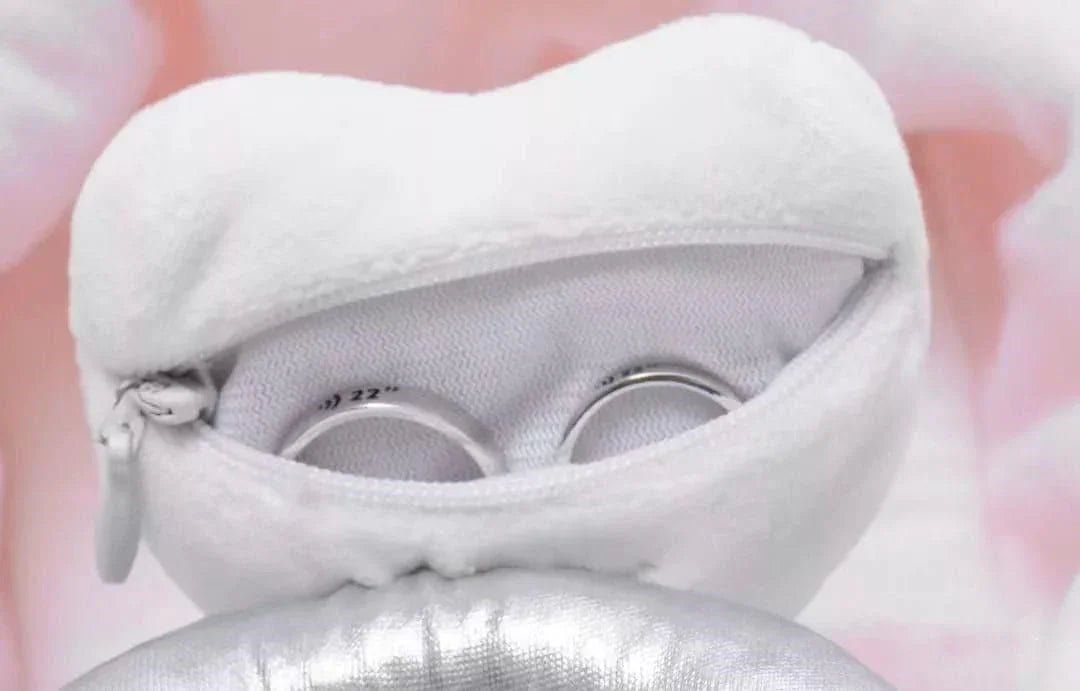 Peluş Yüzük Kutusu Kalp İçi Gizli Bölmeli Hediye - MAKKA