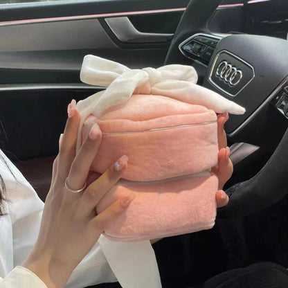 Peluş Yüzük Kutusu Kalp İçi Gizli Bölmeli Hediye - MAKKA