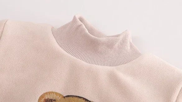 Peluşlu 3 Parçalı Kışlık Bebek ve Çocuk Takımı Sıcak Rahat - MAKKA